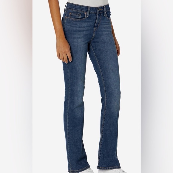 Levi Strauss Signature Women's Modern Mid Rise Bootcut Jeans Size 16M - Picture 1 of 11
